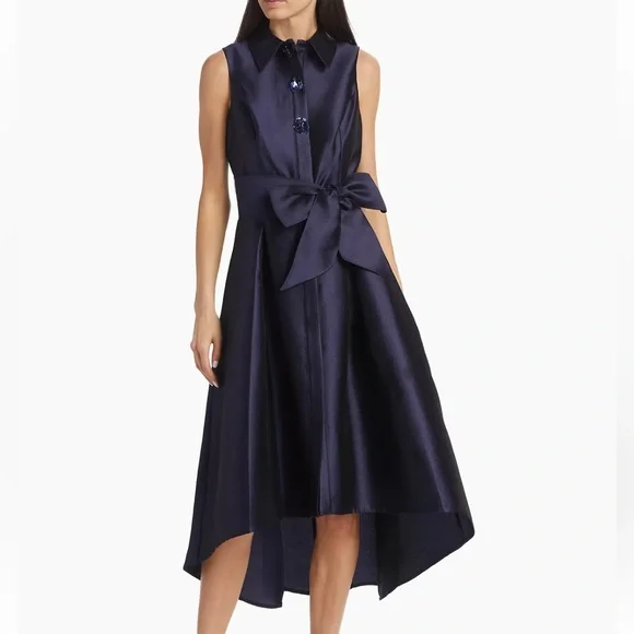 sachin and babi light blue dress Teri Jon | Dresses | Teri Jon By Rickie Freeman Mikado Highlow Dress